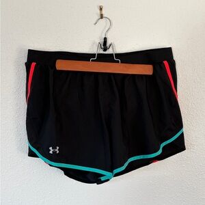 EUC XL Under Armour Women's Black Running Shorts